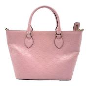 Pre-owned Leather gucci-bags Gucci Vintage , Pink , Dames