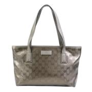 Pre-owned Canvas gucci-bags Gucci Vintage , Beige , Dames