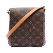 Pre-owned Canvas louis-vuitton-bags Louis Vuitton Vintage , Brown , Da...