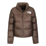 Retro Nuptse Jack The North Face , Brown , Dames