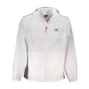 Sportieve Hoodie met Meerdere Zakken Tommy Hilfiger , White , Heren