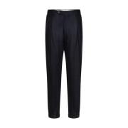 Elegante Gestreepte Broek Windsor , Blue , Heren