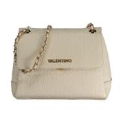 Witte Polyethyleen Handtas met Kettinghandvatten Valentino by Mario Va...