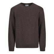 Klassieke Merino Wol Crew Sweater Colorful Standard , Brown , Heren