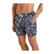 Originele patroon zwemshorts met elastische tailleband Cala 1789 , Blu...