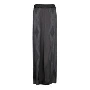 Zwarte elegante broek dameskleding La DoubleJ , Black , Dames