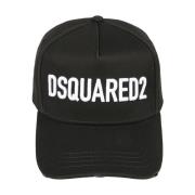 Stijlvolle Hoed voor Mannen en Vrouwen Dsquared2 , Black , Heren