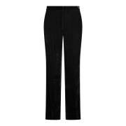 Fluwelen wijde broek P.a.r.o.s.h. , Black , Dames