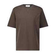 Logo Oversized Shirt Ami Paris , Brown , Heren