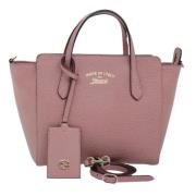 Pre-owned Leather gucci-bags Gucci Vintage , Pink , Dames