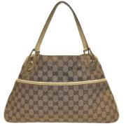 Pre-owned Canvas gucci-bags Gucci Vintage , Beige , Dames