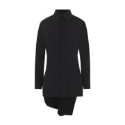 Zwart Technisch Stof Shirt Yohji Yamamoto , Black , Dames