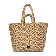 Animal Print Schoudertas Codello , Beige , Dames