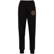 Stijlvolle Couture Broek Versace Jeans Couture , Black , Dames