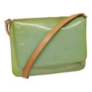 Pre-owned Leather louis-vuitton-bags Louis Vuitton Vintage , Green , D...