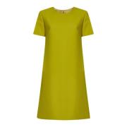 Limoen Groene A-Lijn Mini Jurk Blanca Vita , Green , Dames