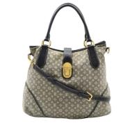 Pre-owned Canvas shoulder-bags Louis Vuitton Vintage , Gray , Dames