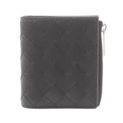 Pre-owned Leather wallets Bottega Veneta Vintage , Black , Dames