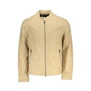 Beige Sportjacke Elegant en Praktisch Guess , Beige , Heren