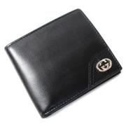 Pre-owned Leather wallets Gucci Vintage , Black , Dames