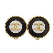 Pre-owned Metal chanel-jewelry Chanel Vintage , Yellow , Dames