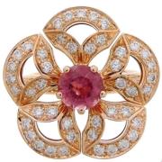 Pre-owned Rose Gold rings Bvlgari Vintage , Yellow , Dames