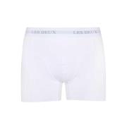 Katoenen trunks met logoprint Les Deux , White , Heren