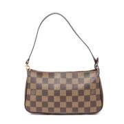 Pre-owned Coated canvas handbags Louis Vuitton Vintage , Brown , Dames