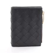 Pre-owned Leather wallets Bottega Veneta Vintage , Black , Dames