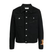 Fotografie Denim Jack Zwart Lanvin , Black , Heren