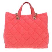 Pre-owned Fabric chanel-bags Chanel Vintage , Pink , Dames