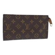 Pre-owned Canvas pouches Louis Vuitton Vintage , Brown , Dames