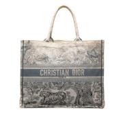 Pre-owned Canvas dior-bags Dior Vintage , Gray , Dames