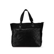 Pre-owned Leather chanel-bags Chanel Vintage , Black , Dames