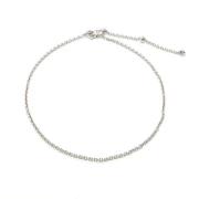 Pre-owned White Gold necklaces Bvlgari Vintage , Gray , Dames