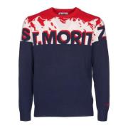 Stijlvolle Sweaters Collectie MC2 Saint Barth , Blue , Heren