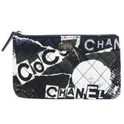 Pre-owned Canvas chanel-bags Chanel Vintage , Black , Dames