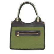 Pre-owned Canvas louis-vuitton-bags Louis Vuitton Vintage , Green , Da...