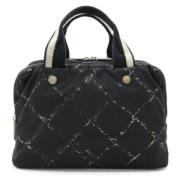 Pre-owned Nylon chanel-bags Chanel Vintage , Black , Dames