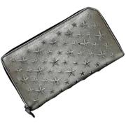 Pre-owned Leather wallets Jimmy Choo Pre-owned , Gray , Dames