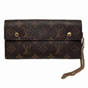 Pre-owned Fabric wallets Louis Vuitton Vintage , Brown , Dames