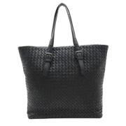 Pre-owned Leather totes Bottega Veneta Vintage , Black , Dames