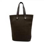 Pre-owned Leather totes Hermès Vintage , Brown , Dames