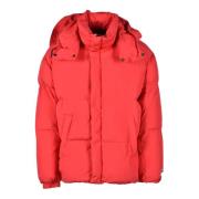 Rode Rits Hoodie Jas Diesel , Red , Heren