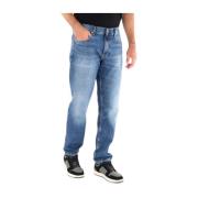 Slim Fit Denim Jeans voor Heren Calvin Klein , Blue , Heren