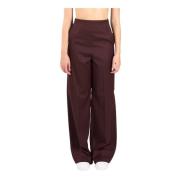 Hoge taille wijde broek Petrarca model Pinko , Brown , Dames