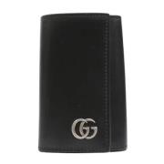 Pre-owned Leather key-holders Gucci Vintage , Black , Dames