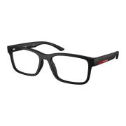 Stijlvolle Bril PS 01Rv Prada , Black , Heren