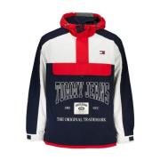 Sportieve Hoodie met Zakken Tommy Hilfiger , Multicolor , Heren