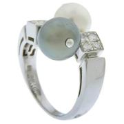 Pre-owned White Gold rings Bvlgari Vintage , Gray , Dames